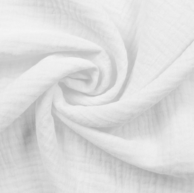 100CO Double Gauze - White