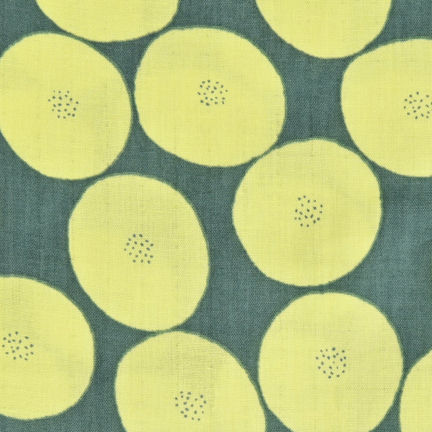 100CO Double Gauze - Mini Anpan Green