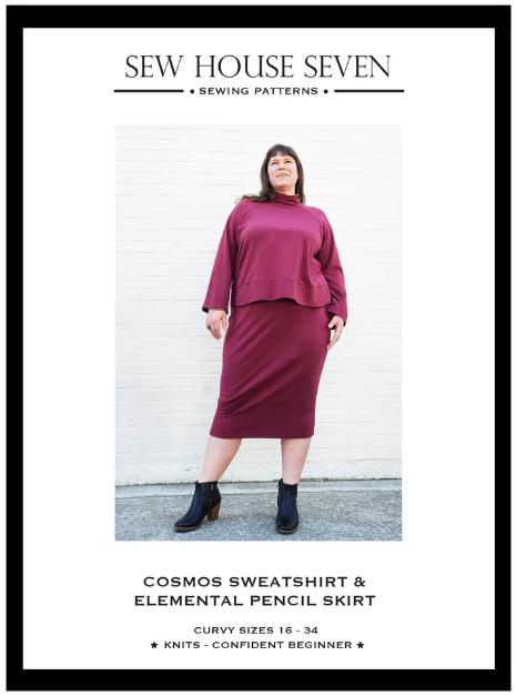 Cosmos Sweatshirt & Elemental Pencil Skirt Curvy Fit 16-34
