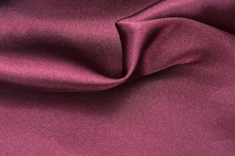 100PES Satin Charmeuse - Solid Burgundy