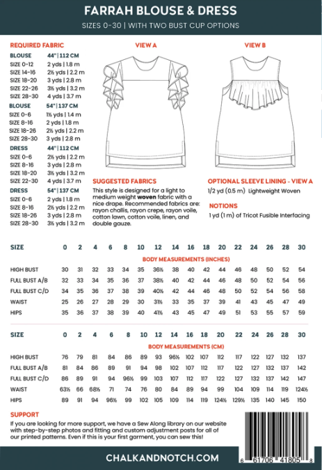 Farrah Blouse & Dress