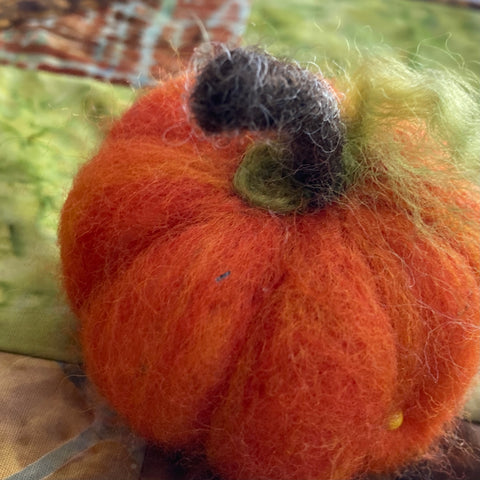 Needle Felted Fairy Tale Pumpkin