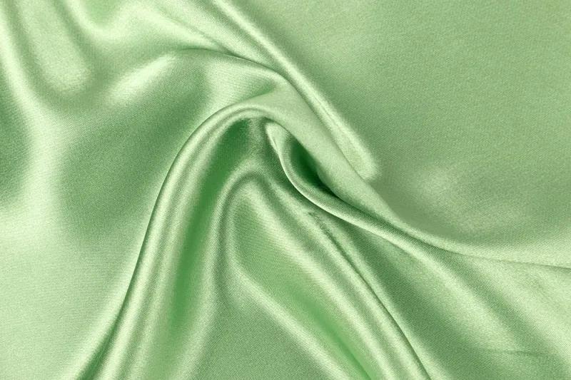 100PES Satin Charmeuse - Solid Lime