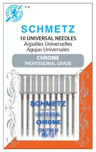 Schmetz Chrome 80/12 Universal 10-pack