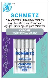 Schmetz Chrome 60/8 Microtex 5-pack