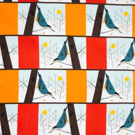 Charley Harper: White Breasted Nuthatch
