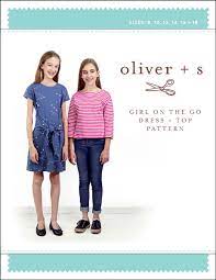 Girl On The Go Dress + Top Pattern by Oliver + S
