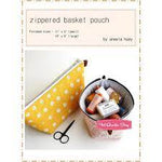 Zippered Basket Pouch by Aneela Hoey